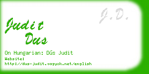 judit dus business card
